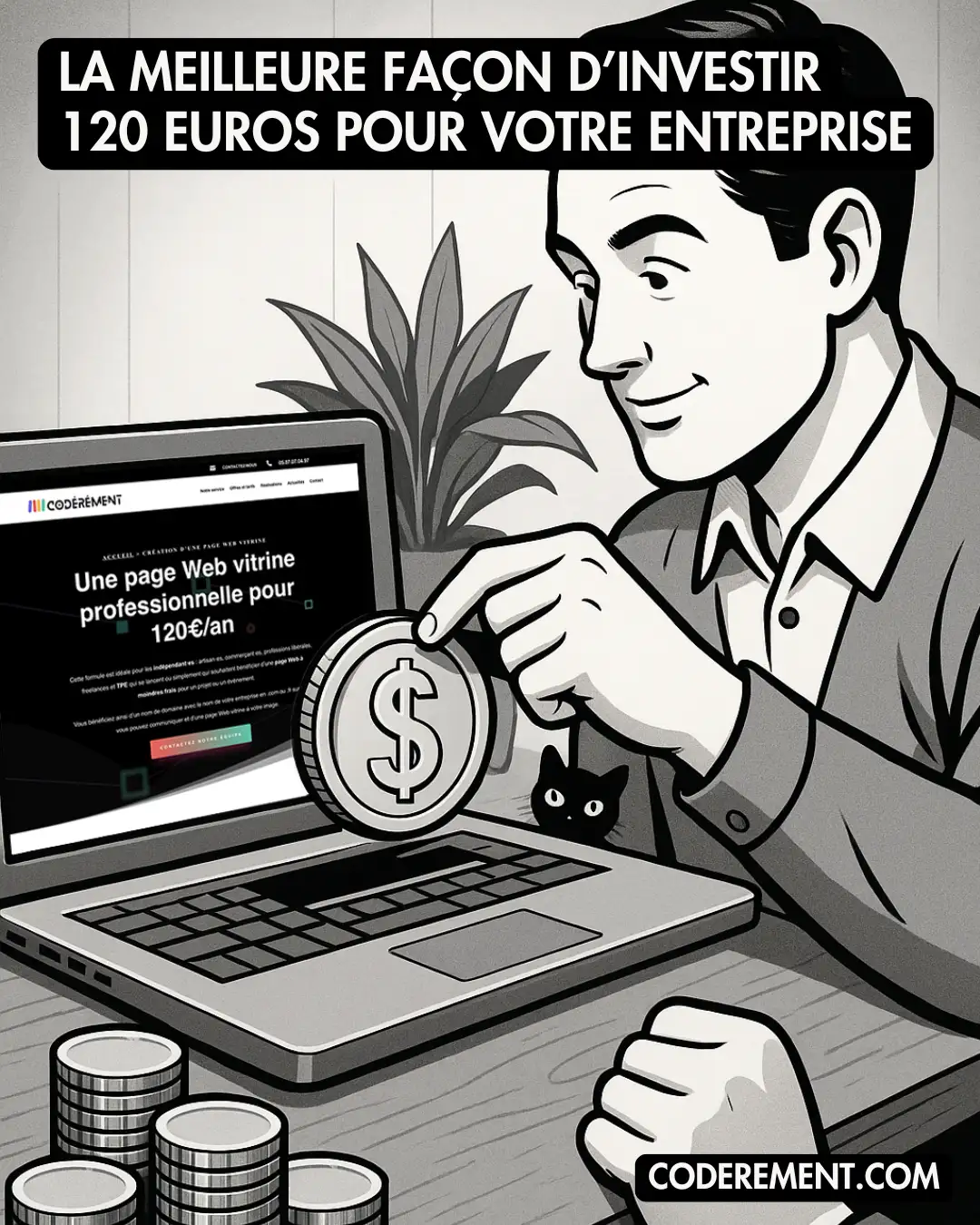 Créer une page Web professionnelle simplement : la nouvelle offre Codérément